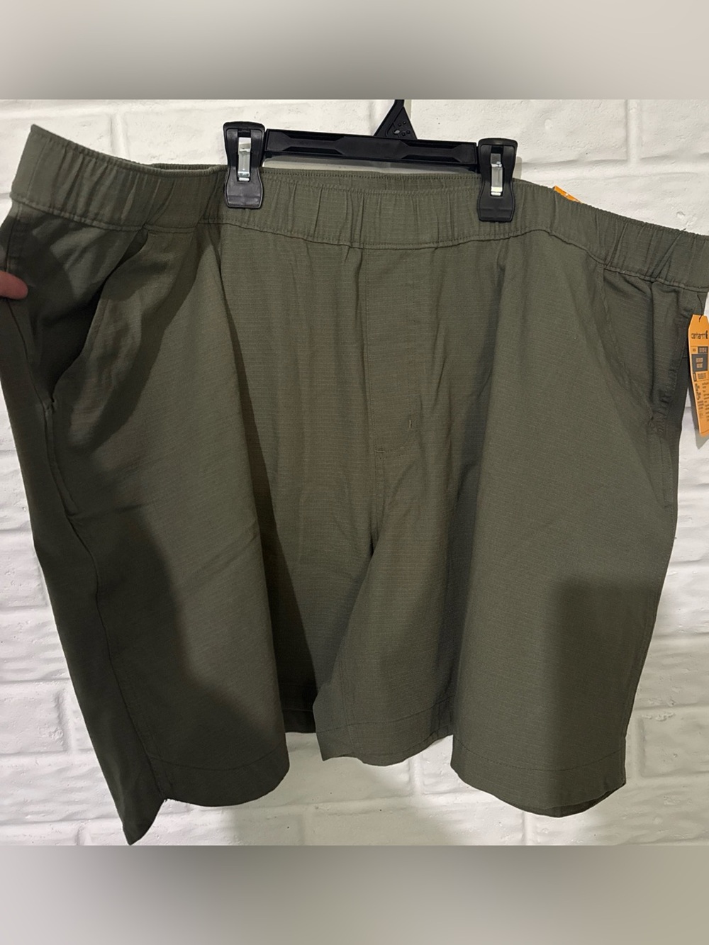 NEW Carhartt Force Ripstop Relaxed Fit Shorts Women’s 3X Olive Green Outdoor